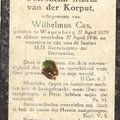 Petronella Maria van der Korput- Wilhelmus Cas